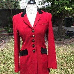 Red Breeches Jacket- Size 4 (Fits more like a 6)